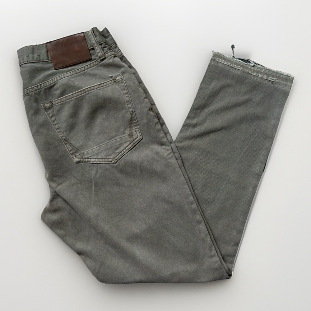 Allsaints Jack Double Knee Pants Size 30 Measures 30x26.5 Distressed Button Fly